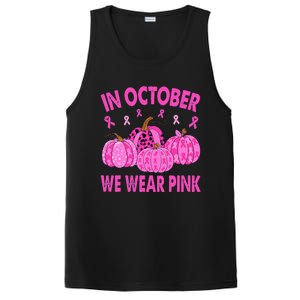 October Pink Breast Cancer Awareness Pumpkin Decor PosiCharge Competitor Tank