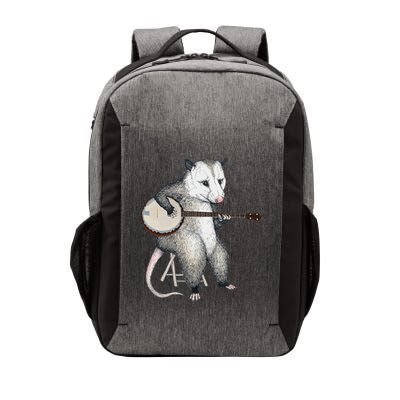 Opossum Playing Banjo Guitar Possum Live Weird Trash Kitty Vector Backpack