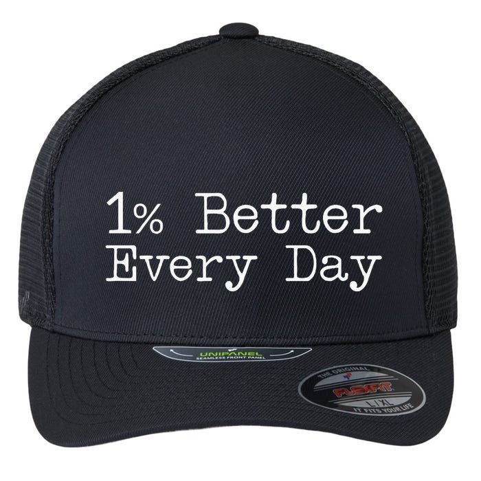 One Percent Better Every Day Flexfit Unipanel Trucker Cap
