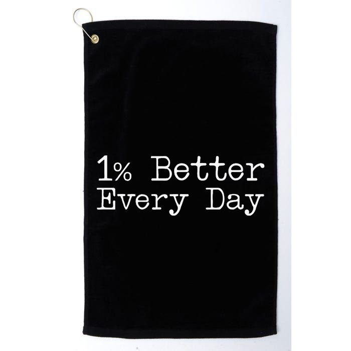 One Percent Better Every Day Golf Towel