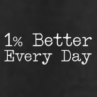One Percent Better Every Day Golf Towel