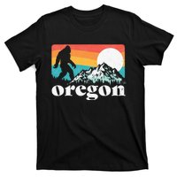 Oregon Pride Bigfoot Mountains 80S Vintage Nature T-Shirt