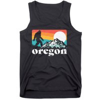 Oregon Pride Bigfoot Mountains 80S Vintage Nature Tank Top