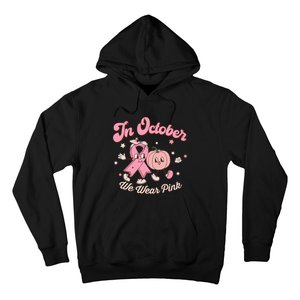 October Pink Breast Cancer Awareness Pumpkin Hoodie