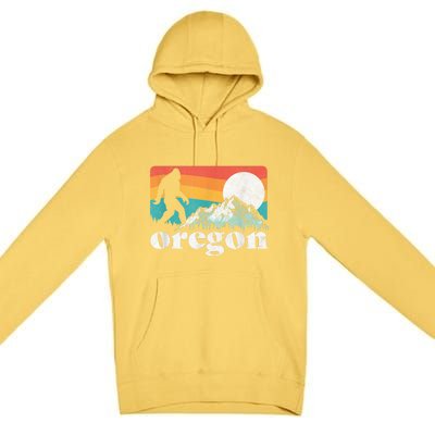 Oregon Pride Bigfoot Mountains Premium Pullover Hoodie