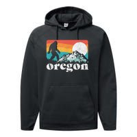 Oregon Pride Bigfoot Mountains Performance Fleece Hoodie