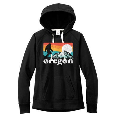 Oregon Pride Bigfoot Mountains Women's Fleece Hoodie