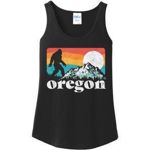 Oregon Pride Bigfoot Mountains Ladies Essential Tank