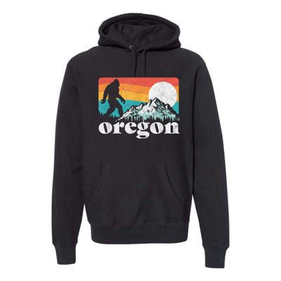 Oregon Pride Bigfoot Mountains Premium Hoodie