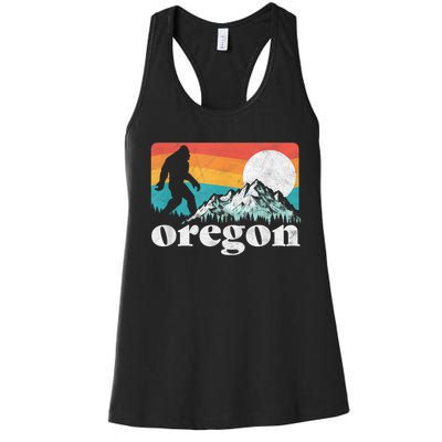 Oregon Pride Bigfoot Mountains Women's Racerback Tank