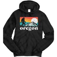 Oregon Pride Bigfoot Mountains Tie Dye Hoodie