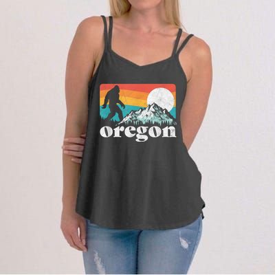 Oregon Pride Bigfoot Mountains Women's Strappy Tank