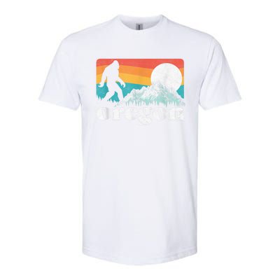 Oregon Pride Bigfoot Mountains Softstyle CVC T-Shirt