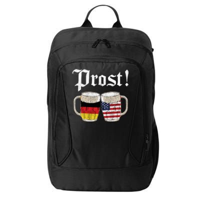 Oktoberfest Holiday Prost Beer German American Flag City Backpack