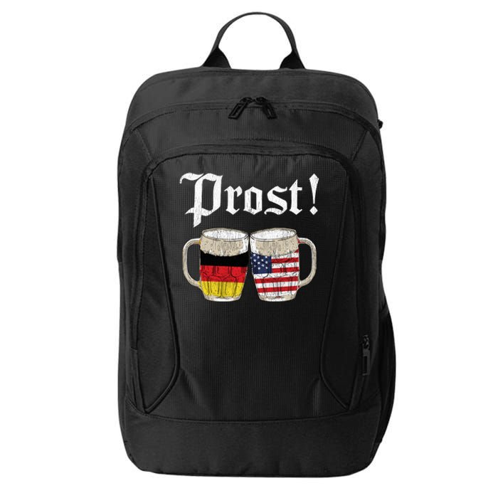 Oktoberfest Holiday Prost Beer German American Flag City Backpack