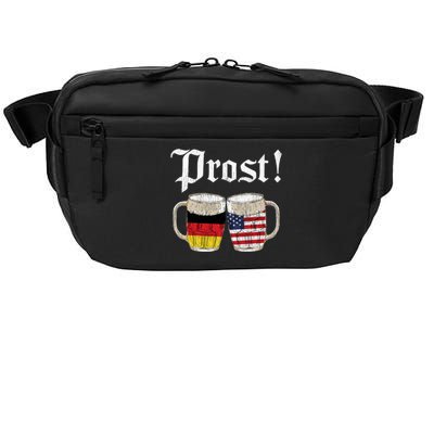 Oktoberfest Holiday Prost Beer German American Flag Crossbody Pack