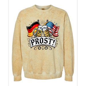 Oktoberfest Prost Bavarian Festival Munich Beer Colorblast Crewneck Sweatshirt