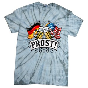 Oktoberfest Prost Bavarian Festival Munich Beer Tie-Dye T-Shirt