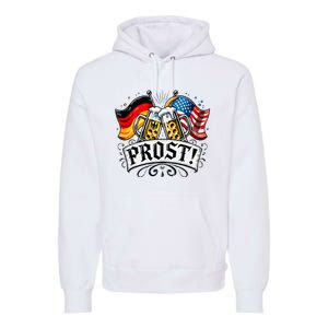 Oktoberfest Prost Bavarian Festival Munich Beer Premium Hoodie