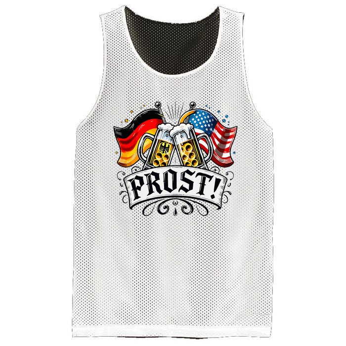 Oktoberfest Prost Bavarian Festival Munich Beer Mesh Reversible Basketball Jersey Tank