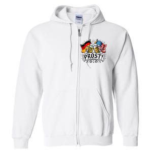 Oktoberfest Prost Bavarian Festival Munich Beer Full Zip Hoodie