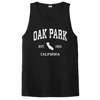 Oak Park California Ca Vintage Athletic PosiCharge Competitor Tank