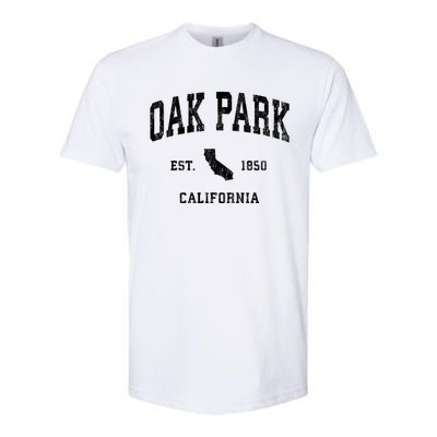 Oak Park California Ca Vintage Athletic Softstyle CVC T-Shirt