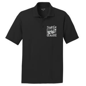 Old People Car Gifts Dad Mom Men Women Im Not Old Im Classic PosiCharge RacerMesh Polo