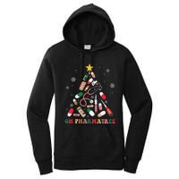 Oh Pharmatree Christmas Tree Pharmacy Medication Funny Xmas Women's Pullover Hoodie