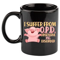 OPD: Obsessive Pig Disorder 11oz C Handle Ceramic Mug