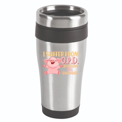 OPD: Obsessive Pig Disorder 16oz Travel Tumbler