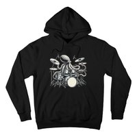 Octopus Playing Drums Drummer Hoodie