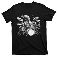 Octopus Playing Drums Drummer T-Shirt