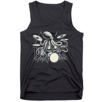 Octopus Playing Drums Drummer Tank Top