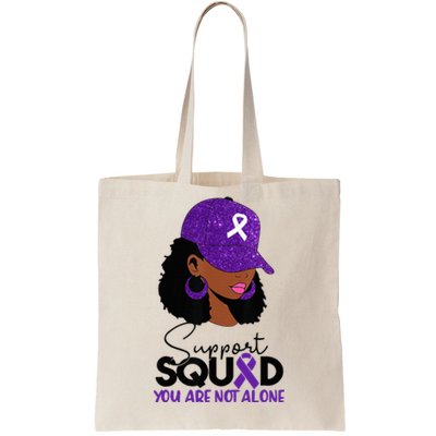 October Purple Domestic Violence Awareness Month Tote Bag