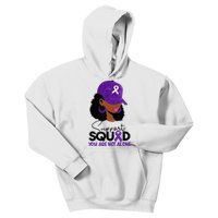 October Purple Domestic Violence Awareness Month Kids Hoodie