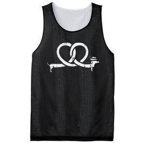 Oktoberfest Pretzel Dachshund Wiener Costume Mesh Reversible Basketball Jersey Tank