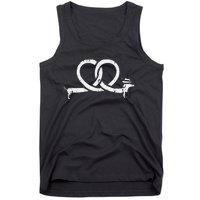 Oktoberfest Pretzel Dachshund Wiener Costume Tank Top