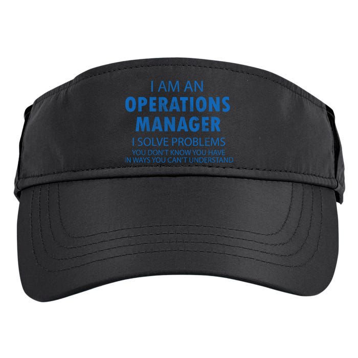 Operations Manager Solve Problems Adult Drive Performance Visor
