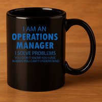 Operations Manager Solve Problems 11oz C Handle Ceramic Mug