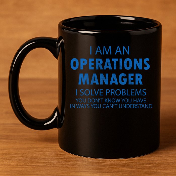 Operations Manager Solve Problems 11oz C Handle Ceramic Mug