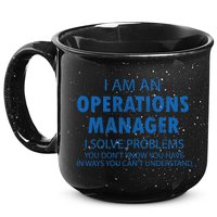 Operations Manager Solve Problems 15oz Campfire Ceramic Mug