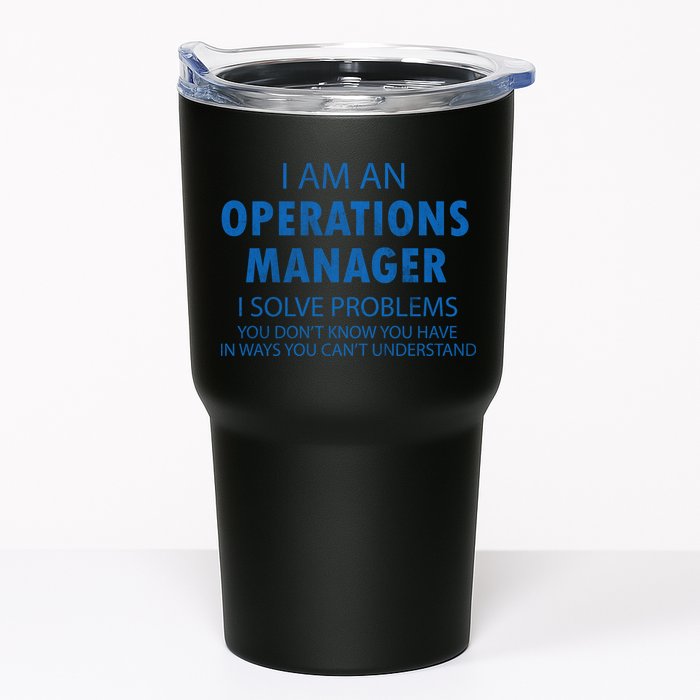 Operations Manager Solve Problems Tumbler