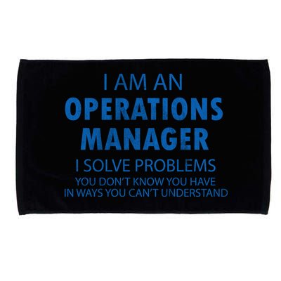 Operations Manager Solve Problems Microfiber Hand Towel
