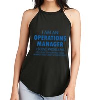 Operations Manager Solve Problems Women's Perfect Tri Rocker Tank