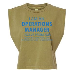 Operations Manager Solve Problems Garment-Dyed Women's Muscle Tee