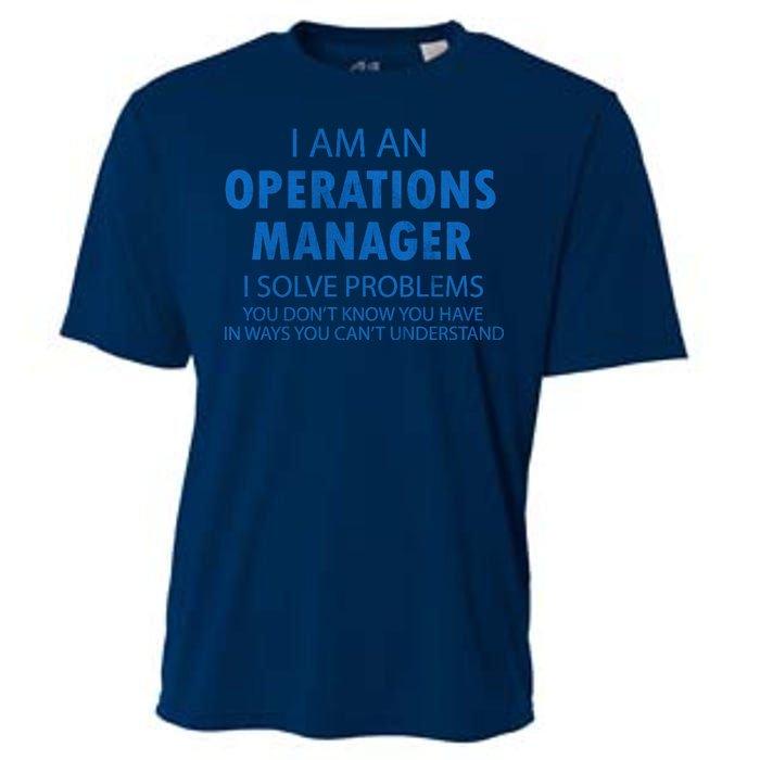 Operations Manager Solve Problems Cooling Performance Crew T-Shirt