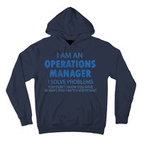 Operations Manager Solve Problems Hoodie