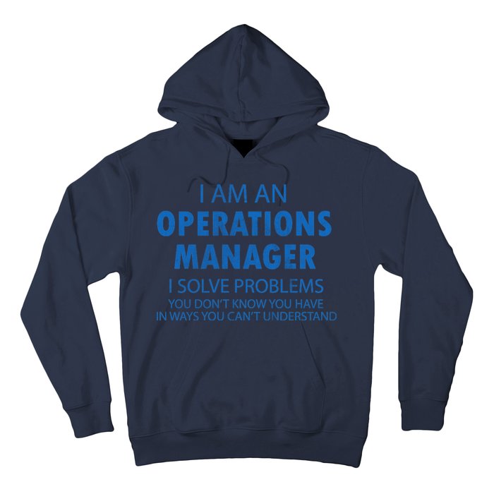 Operations Manager Solve Problems Hoodie