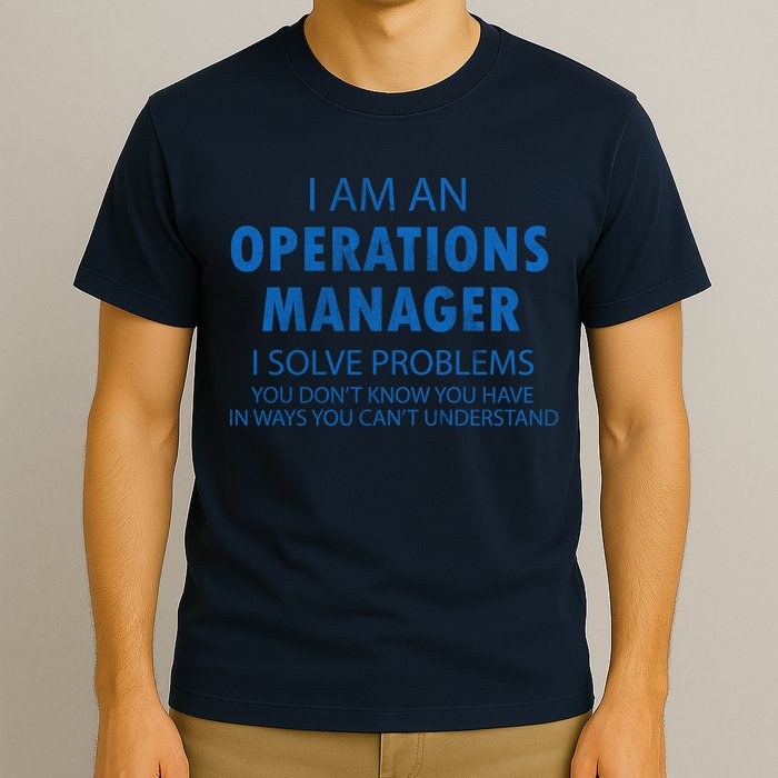 Operations Manager Solve Problems T-Shirt